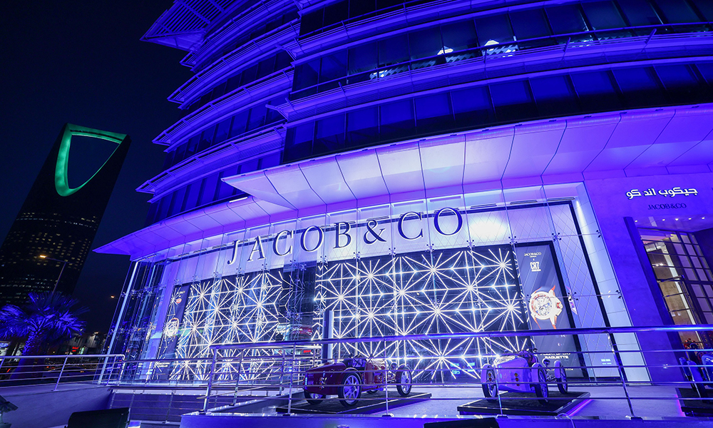 JACOB & CO تفتتح أكبر متجر لها في العالم بالرياض بالتعاون مع "صولجان