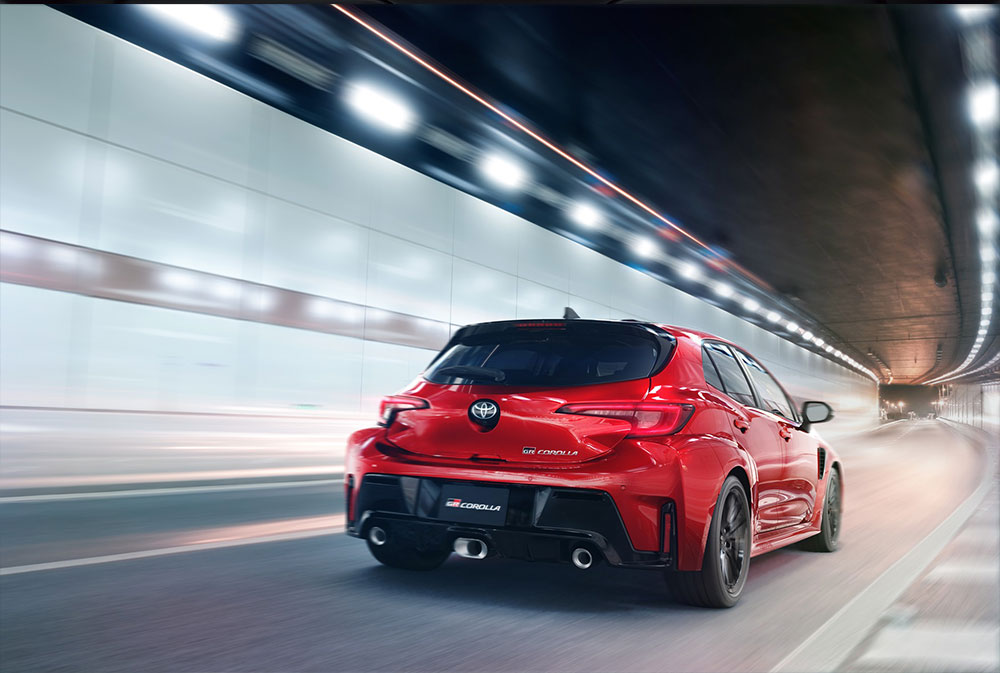 تويوتا تُطلق GR Corolla بقوة 296 حصاناً