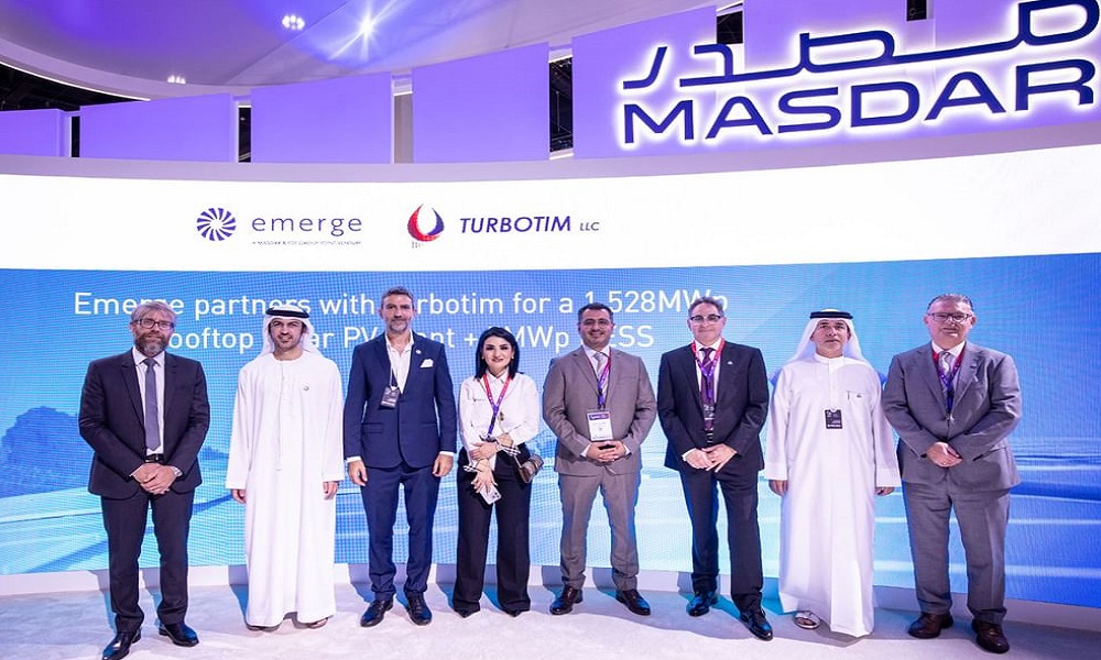 "إميرج" و"توربوتيم": اتفاقية لتطوير مشروع للطاقة الشمسية برأس الخيمة