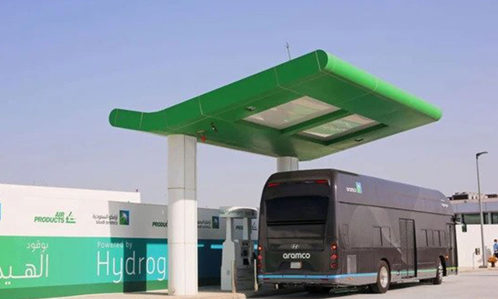 "نيوم للهيدروجين الأخضر" السعودية تسعى لإنتاج الوقود للنقل العام خلال 2024