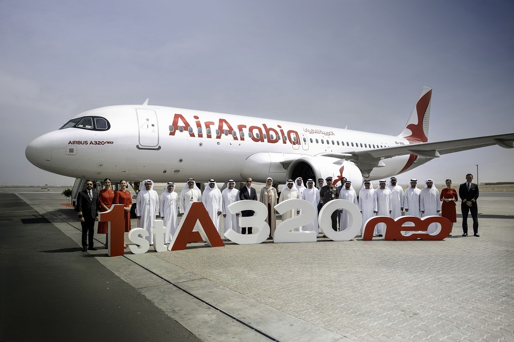 "العربية للطيران" تتسلم أولى طائراتها من طراز إيرباص A320