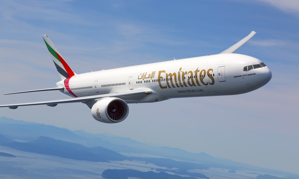 "طيران الإمارات" تعزز خدماتها إلى جوهانسبرغ وكيب تاون