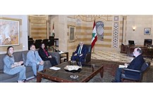 الرئيس نواف سلام يستقبل مديرة دائرة الشرق الاوسط في البنك الدولي