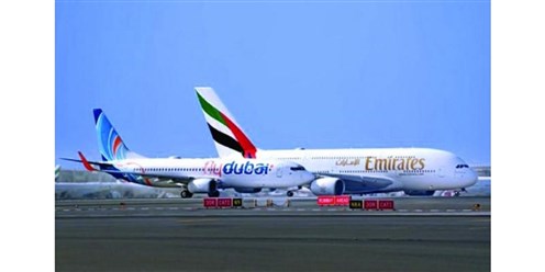 طيران الإمارات وفلاي دبي تحتفلان بمرور أربع سنوات على شراكتهما
