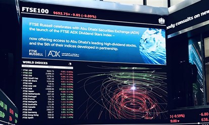 الإمارات: إطلاق مؤشر "فوتسي سوق أبوظبي لأعلى التوزيعات النقدية"