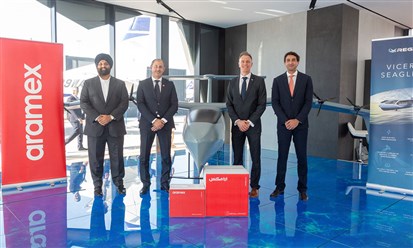 شراكة بين "ريجنت" و"أرامكس" لاستخدام الطائرات المائية الكهربائية في مجال خدمات النقل اللوجيستية