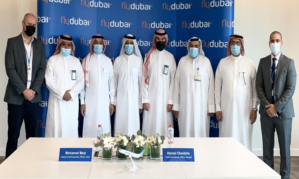 فلاي دبي" و"السعودية للخدمات الأرضية" توقعان اتفاقية لخدمات المناولة"