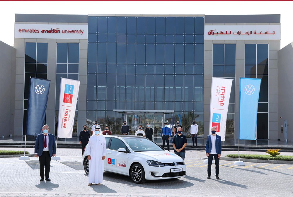 تعاون بين Volkswagen و"جامعة الإمارات للطيران"