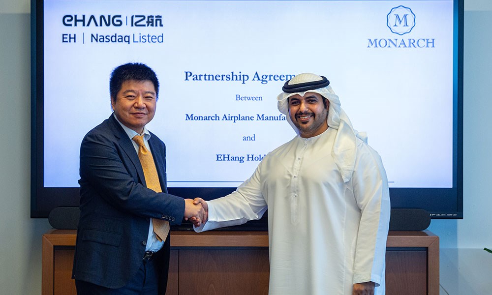 شراكة بين "مونارك" الإماراتية و"إيهانج" الصينية لإنشاء أول مصنع لإنتاج الطائرات والمسيّرات في أبوظبي