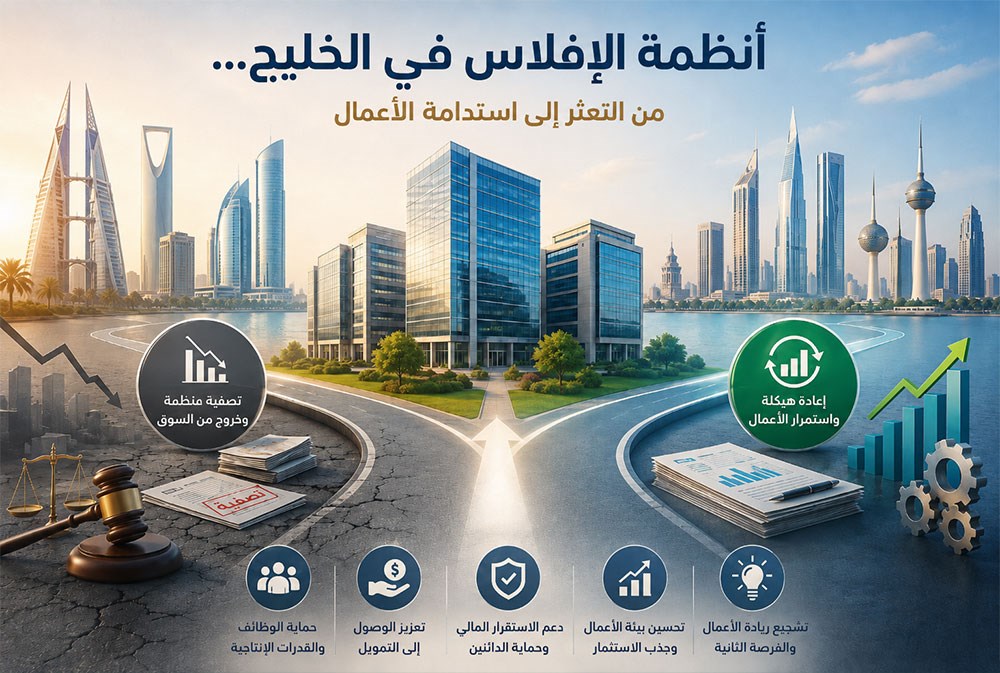 أنظمة الإفلاس في الخليج... الحلقة الجديدة في إصلاح بيئة الأعمال