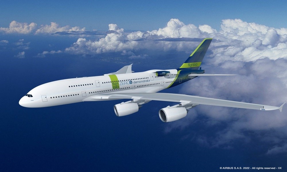 أول رحلة لـ "إيرباص" بطائرة A380 تعمل بوقود الطيران المستدام بنسبة 100 في المئة