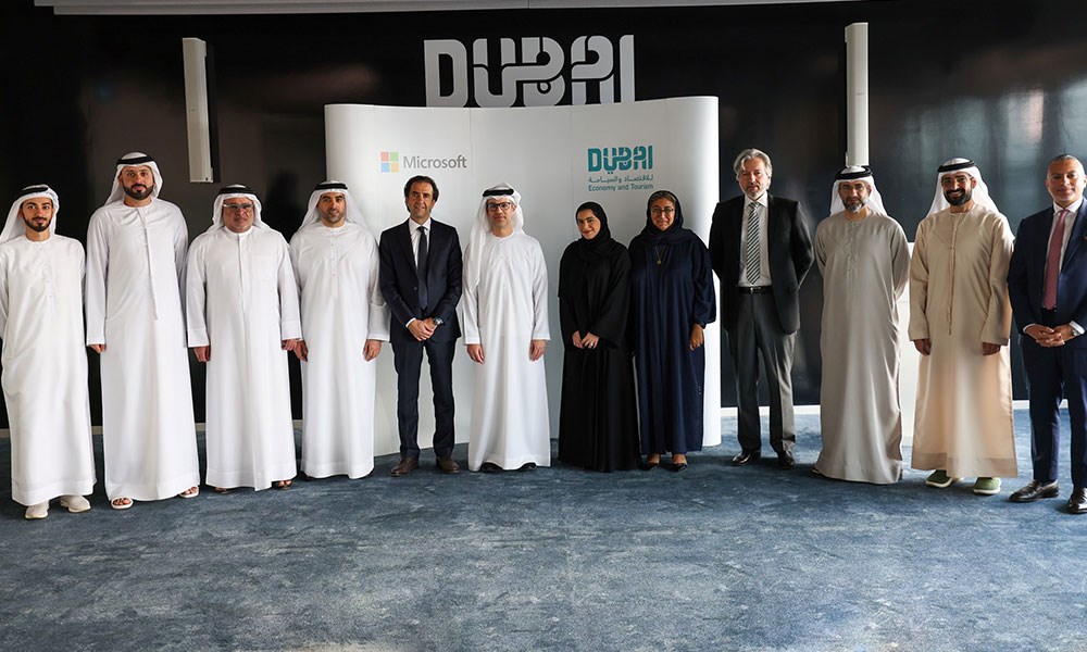دائرة الاقتصاد والسياحة في دبي تتعاون مع "مايكروسوفت" لتعزيز مسيرة الابتكار في الإمارة