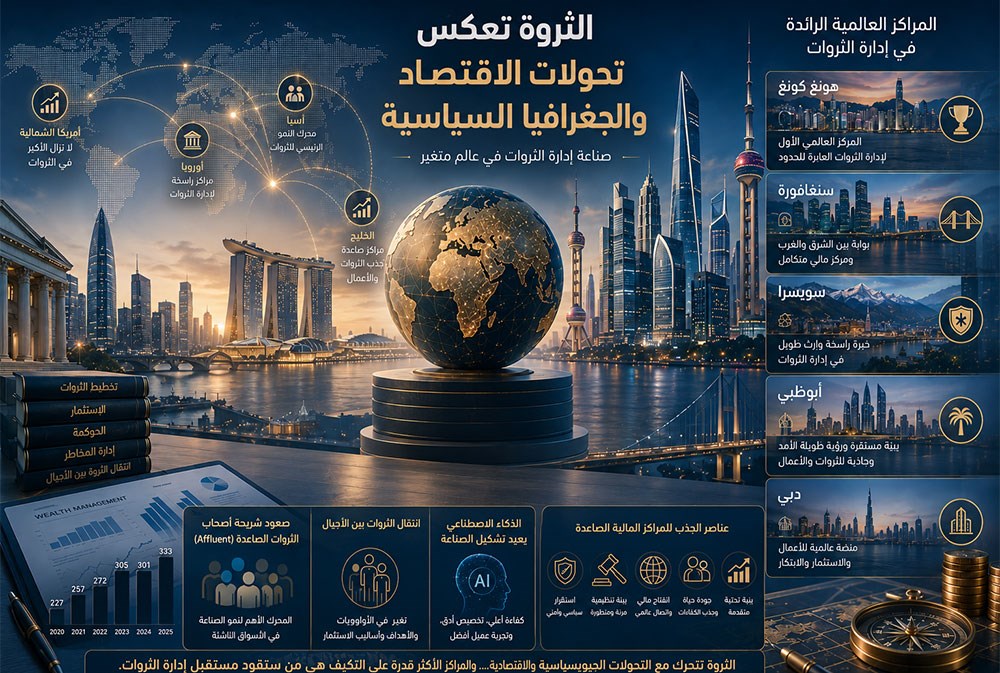 الثروات تعكس تحولات الاقتصاد والجغرافيا السياسية