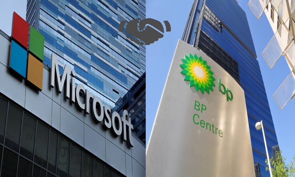 شراكة استراتيجية بين BP و Microsoft لتعزيز الأهداف البيئية