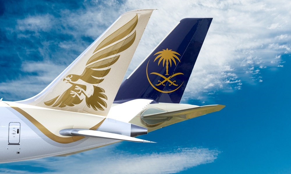 الخطوط السعودية وطيران الخليج توقعان اتفاقية لتعزيز الشراكة