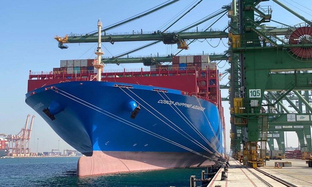 إضافة خدمة شحن جديدة إلى ميناء الملك عبدالعزيز لربطه بالهند والعراق