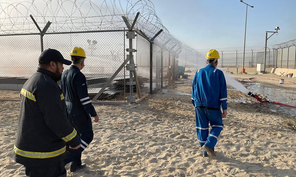الكويت: حريق في حقل برقان النفطي ولا تأثير على الانتاج