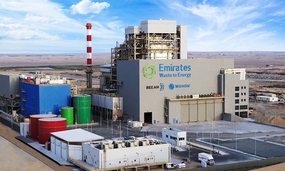 الإمارات: الانتهاء من أعمال تشييد أول محطة لتحويل النفايات إلى طاقة